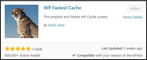 wp fastest cache